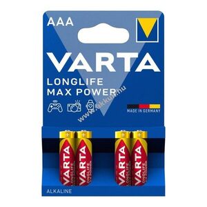 Varta LONGLIFE Max Power AAA (LR03) 4703 1, 5V 4db/csomag elem alkáli-mangán kép