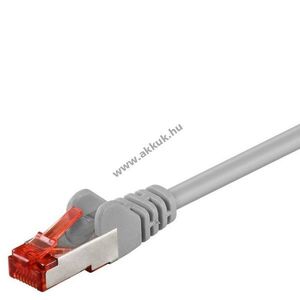CAT 6 hálózati kábel S/FTP PIMF CU 2xRJ45 10m szürke kép