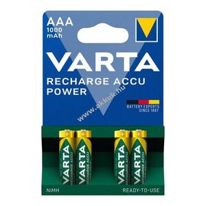 Varta Ready 2 Use AAA (mikro) akku 1, 2V 1000mAh 4db/csomag NiMH kép