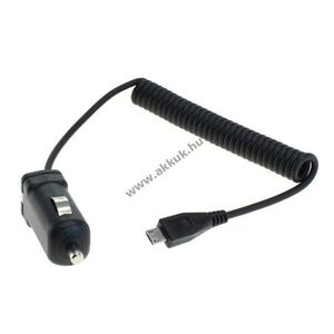 OTB Micro-USB autós spirál töltőkábel 1A fekete kép