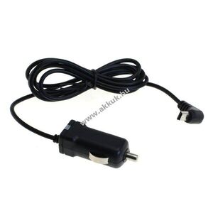 OTB autós töltőkábel Mini-USB 1A ferdén csatlakozó fekete kép