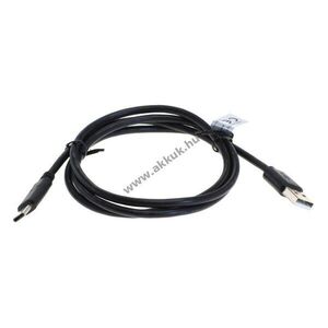 OTB USB-C - USB-A 2.0 adatkábel 1, 0m hosszú csatlakozó fekete kép