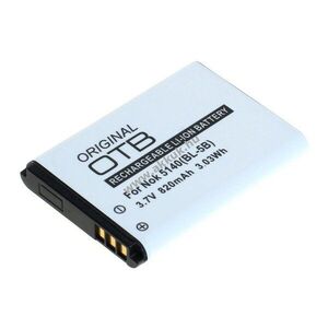 Helyettesítő akku OTB Nokia 5140/6020/7260/5320 BL-5B 3, 7V 820mAh Li-Ion kép