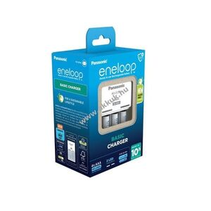 Panasonic eneloop Basic AAA (mikro) akku 1, 2V 800mAh 4db/csomag K-KJ51MCD04E BQ-CC51E töltő NiMH kép
