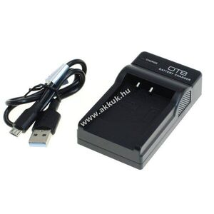 Helyettesítő akku OTB DC-K akkutöltő kompatibilis Kodak KLIC-7001 5V micro-USB fekete kép