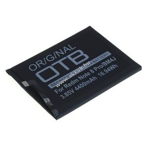 Helyettesítő akku OTB Xiaomi Redmi Note 8 Pro BM4J 3, 85V 4400mAh Li-Polymer kép