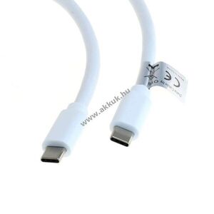 OTB USB-C 3.0 adatkábel USB-C 3.0 csatlakozó - USB-C 3.0 csatlakozó USB-PD 60W 1, 0m fehér kép