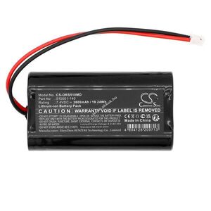 Helyettesítő orvosi eszköz akku Orascoptic Zeon Discovery 510001-140 2600mAh 19.24Wh 7.4V kép