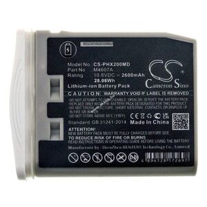 Helyettesítő orvosi eszköz akku Philips IntelliVue MP2 M4607A 2600mAh 28.08Wh 10.8V kép