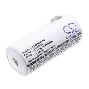 Helyettesítő orvosi eszköz akku Diversified Medical Welch-Allyn 617/78904585 750mAh 1.8Wh 2.4V kép