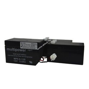 Helyettesítő akku AKKUmed Hill Rom AvantGuard LI159AX/1600 2x12V 1200mAh + 1x24V 700mAh ólom kép