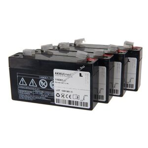 Helyettesítő akku AKKUMED Völker Patientenbett S960-2W 24V 1200mAh ólomsavas kép