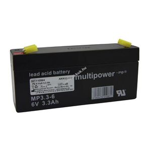 Helyettesítő akku AKKUmed 6V 3300mAh GH633 633178/633178CR V100 Dinamap proCare100/300/320/420 Pb kép
