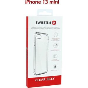 Swissten Clear Jelly iPhone 13 mini átlátszó tok kép