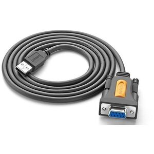 Ugreen USB 2.0 to RS-232 COM Port DB9 (F) Adapter Cable Gray 1, 5m kép
