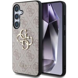 Guess PU 4G Metal Logo Samsung Galaxy S25+ rózsaszín tok kép