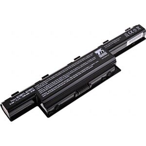 T6 Power Acer Aspire V3-731 kompatibilis, Li-Ion, 11, 1 V, 5200 mAh (58 Wh), fekete kép