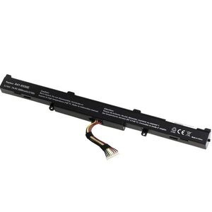 T6 Power Asus X450J, X550Z, X750J, X751L kompatibilis, 2600 mAh, 37 Wh, 4 cellás, Li-ion kép