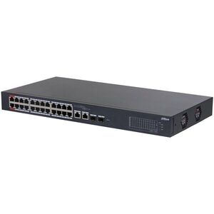 Dahua - 24 Port Gigabit Ethernet PoE Kapcsoló - DH-CS4226-24ET-240 kép