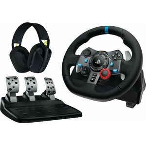 Logitech G29 Driving Force kormánykerék + Logitech G435 headset k... kép