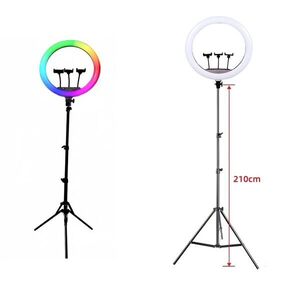 LED RGB szelfi körlámpa kép