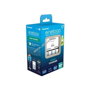 Panasonic eneloop Basic akkutöltő + 4x eneloop AA Mignon ceruza 1, 2V 2000mAh K-KJ51MCD40E NiMH kép