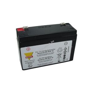 Eredeti AccuLux EX SLE15 EX SLE 15 LED EX SLE 16 LED 4V 3500mAh AGM ólom akku kép