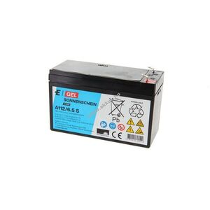 Sonnenschein/ Exide A112/6, 5S 12V 6500mAh ólom-gél akku kép