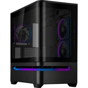 Asus PRIME AP202 (táp nélküli) ablakos ARGB mATX ház Fekete kép