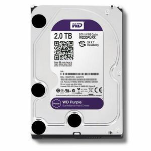 WD Purple 3.5 2TB 5400rpm 64MB SATA3 (WD20PURX) kép