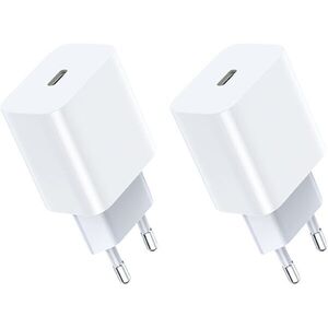 Choetech USB-C Charger for iPhone 20W (2pcs combo pack) kép