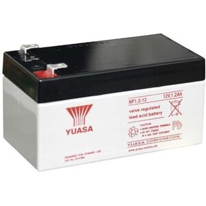 YUASA 12V 1.2Ah karbantartásmentes ólomsavas akkumulátor NP1.2-12 kép