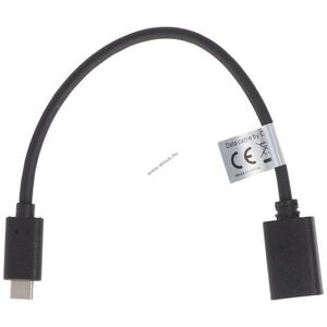 USB-C dugó USB-A 3.0 aljzat adapter kábellel OTG 21cm kép