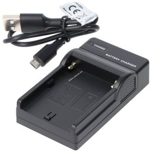 Helyettesítő akkutöltő Sony FM50 FM55H F550 Panasonic VBD1 JVC V607 fényképezőgép videokamera kép