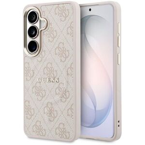 Guess PU Leather 4G Gold Frame Magnetic Samsung Galaxy S26 rózsaszín tok kép