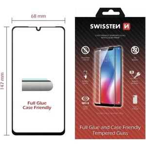 Swissten Full Glue Huawei P30 Lite 3D üvegfólia - fekete kép