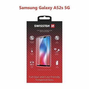 Swissten Case Friendly Samsung Galaxy A52s 5G üvegfólia - fekete kép