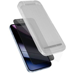 Epico Privacy Glass iPhone 13/13 Pro/14/16e/17e 3D üvegfólia - ultraszéles + pormentesítő applikátor kép