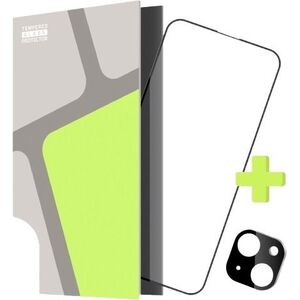 Tempered Glass Protector iPhone 15, kameravédő fólia, portaszító ragasztóréteg, Case Friendly kép