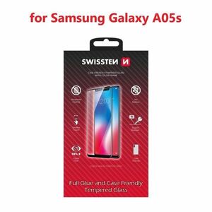 Swissten Full Glue Samsung Galaxy A05s 3D üvegfólia - fekete kép