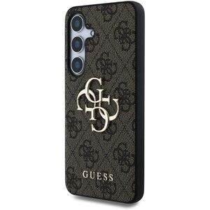 Guess PU 4G Metal Logo Samsung Galaxy S25+ barna tok kép