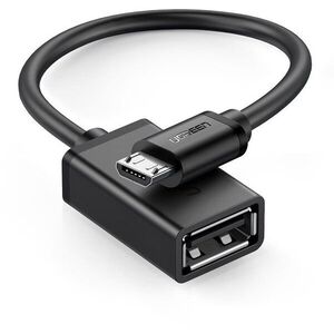 Ugreen micro USB to USB 2.0 OTG Adapter 0, 1m Cable Black kép