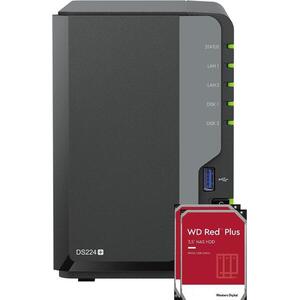 Synology DS224+ 2× 4TB RED Plus kép