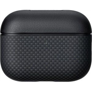 Pitaka Aramid Fiber Magnetic Case Black Grey AirPods Pro 3 kép