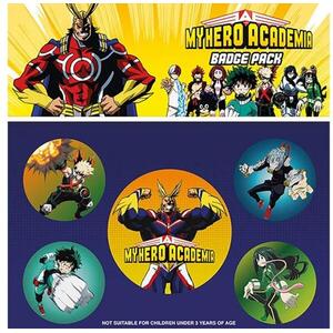 My Hero Academia: Heroes, 5 db kitűző készlet kép