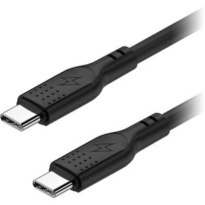 AlzaPower SilkCore USB-C to USB-C 2.0 - 5A, 240W, 1m - fekete kép