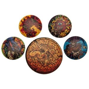 Dungeons & Dragons: Monsters, kitűző, 5 db kép