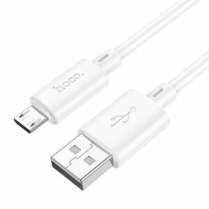 Hoco X107 USB-A - micro USB kábel 2.4A 1m - fehér kép