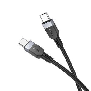 HOCO X109 ENERGY SILICONE USB TYPE-C / TYPE-C KÁBEL 60W 3 MÉTER FEKETE kép