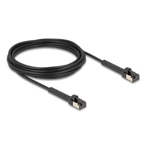 Delock RJ45 vékony hálózati kábel Cat.6A U/FTP hajlítható fekete... kép